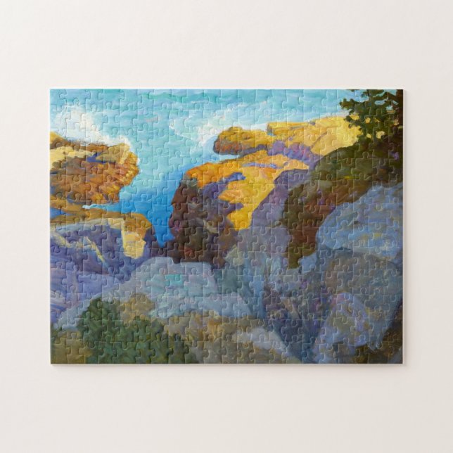 Puzzle Costa de Maine por Newell Convers Wyeth (Horizontal)