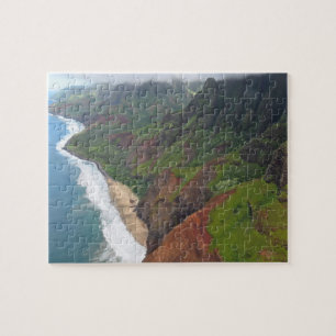 Puzzle Costa de Nápoles - Kauaii - Hawaii - 8x10 - 110 pc