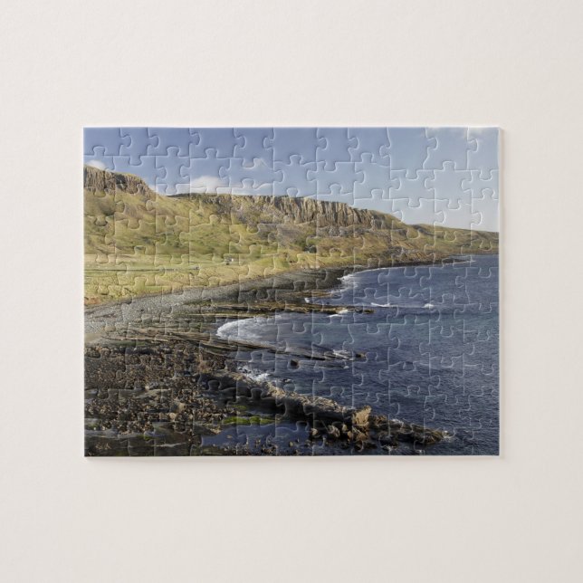 Puzzle Costa en Duntulm, Isla de Skye, Escocia, Unido (Horizontal)