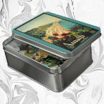 Puzzle Costa Italiana de Amalfi, Poster de Viajes de la V<br><div class="desc">Afiche de viaje europeo de ilustracion vintage o etiqueta de equipaje de la costa de Amalfi en Italia con el hermoso mar Mediterráneo azul,  los famosos acantilados empinados de Amalfi y algunas flores de geranio rojo en primer plano. El texto dice Amalfi Italia.</div>