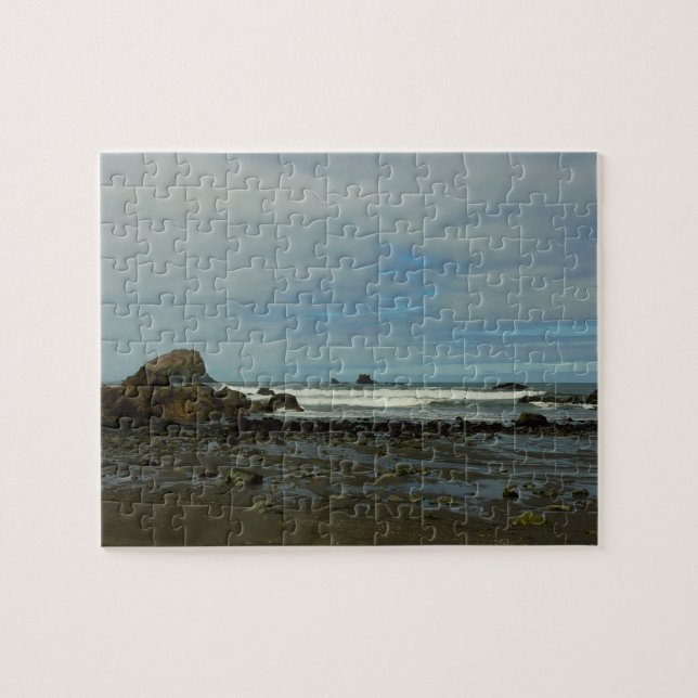 Puzzle Costa Pacífica en el Parque Nacional Redwood (Horizontal)