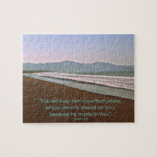 Puzzle Costa Rica, Beach with Mountains Photo