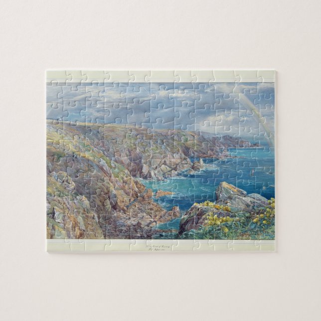 Puzzle Costa sur de Guernesey del Cribiere, 1862 (w (Horizontal)