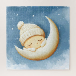 Puzzle Cosy Knit Nap Cresent Moon