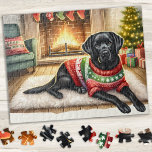 Puzzle Cosy Labrador Recuperador Navidades Perro Cachorro<br><div class="desc">¿Busca una actividad divertida y atractiva para compartir con su familia esta temporada de vacaciones? No busque más y venga a nuestra colección de rompecabezas con los juguetones Labrador Retrievers! Como amante de los perros, adorarás la variedad de diseños que ofrecemos, incluyendo cachorros adorables y adorables, adorables Labs amarillas, chocolate...</div>