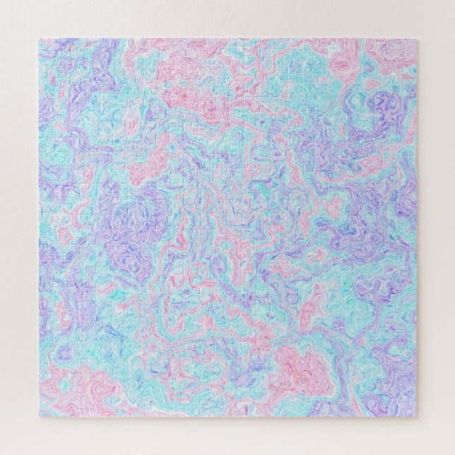 Puzzle Cotton Candy Swirls (Vertical)