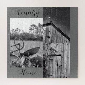 Puzzle "Country Home" Tractor Barn Collage