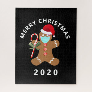 Puzzle Covid Gingerbread Man Navidades Graciosos 2020