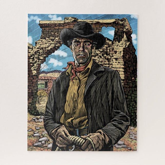 Puzzle Cowboy (Vertical)