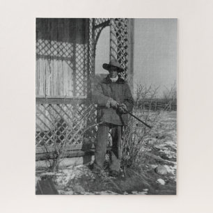 Puzzle Cowboy Rancher o canadiense fuera del viejo oeste