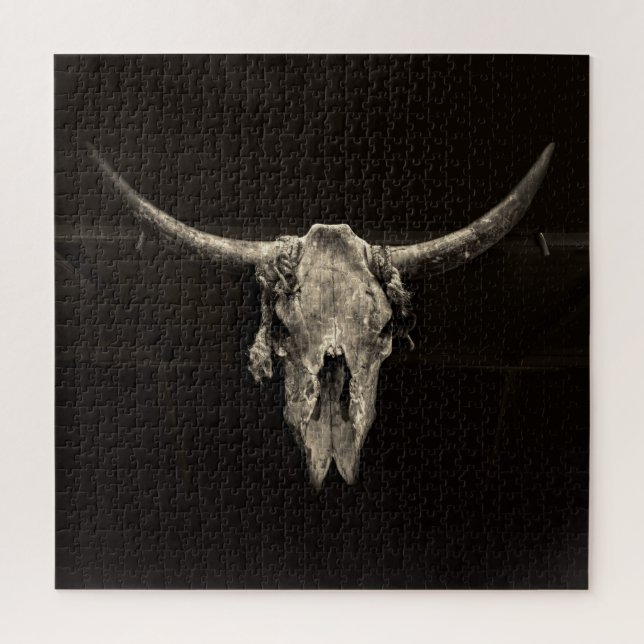 Puzzle Cowboy Rustic Vintage (Vertical)