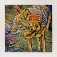 Coyote [rompecabezas cuadrado]