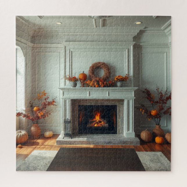 Puzzle Cozy fireplace (Vertical)