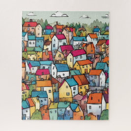 Puzzle Cozy Village Charm