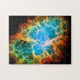 Puzzle Crab Nebula Supernova Remnant Hubble Space Photo