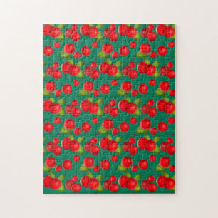 Puzzle Cranberry con hojas