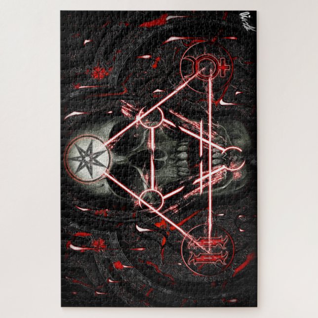 Puzzle cráneo 888 (Vertical)