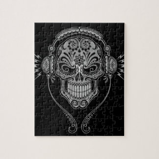 Puzzle Cráneo del azúcar de DJ, oscuro