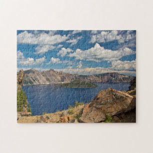 Puzzle Crater Lake and Wizard Island, Crater Lake
