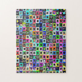 Puzzle Crazy Squares iPad 3 Skin