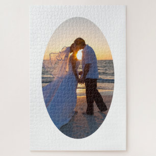 Puzzle Crea tu propia forma ovalada de boda 20x30