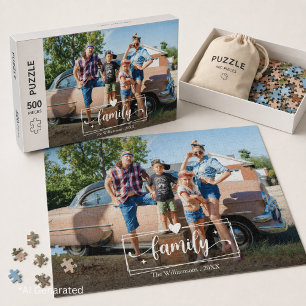 Puzzle Crea tu propia superposición de fotos familiares