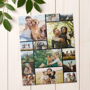 Puzzle Crea tu propio collage de 14 fotos personalizadas
