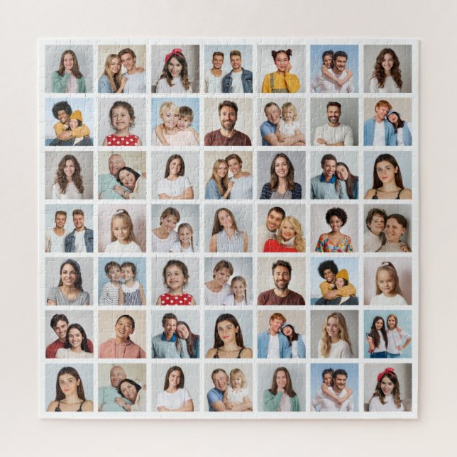 Puzzle Crea tu propio collage de 49 fotos (Vertical)