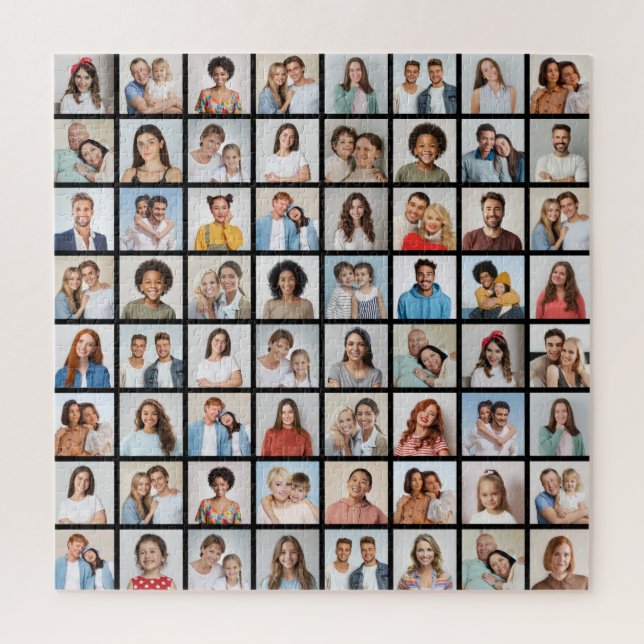 Puzzle Crea tu propio collage de 64 fotos (Vertical)