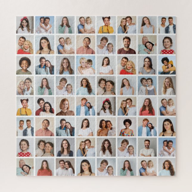 Puzzle Crea tu propio collage de 64 fotos (Vertical)