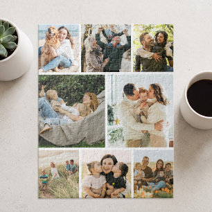 Puzzle Crea tu propio collage de 8 fotos personalizado