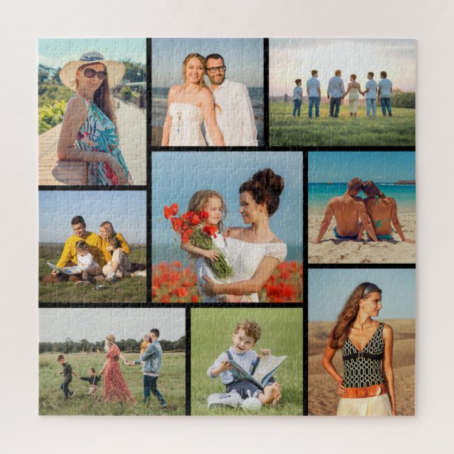 Puzzle Crea tu propio collage de 9 fotos (Vertical)