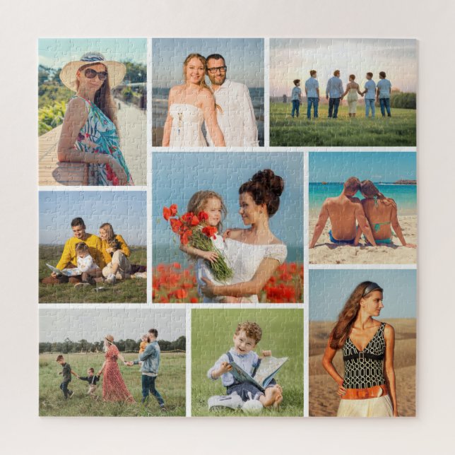 Puzzle Crea tu propio collage de 9 fotos (Vertical)