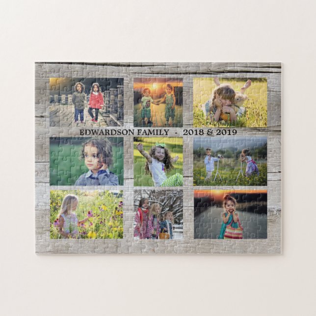 Puzzle Crea tu propio collage de fotos familiares de made (Horizontal)