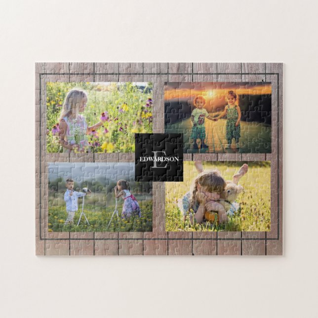 Puzzle Crea tu propio collage de fotos familiares de made (Horizontal)