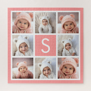 Puzzle Crea tu propio collage de Instagram con monograma 