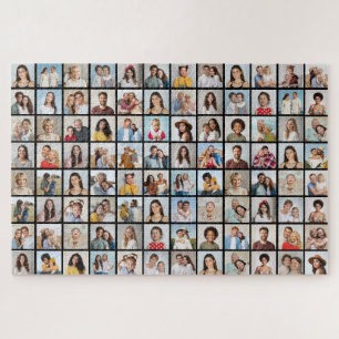 Puzzle Crea tu propio color editable de 96 Collages de fo