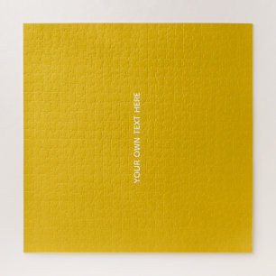 Puzzle Crea tu propio diseño personalizado amarillo