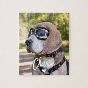 Puzzle Crea tu propio nombre de perro en foto