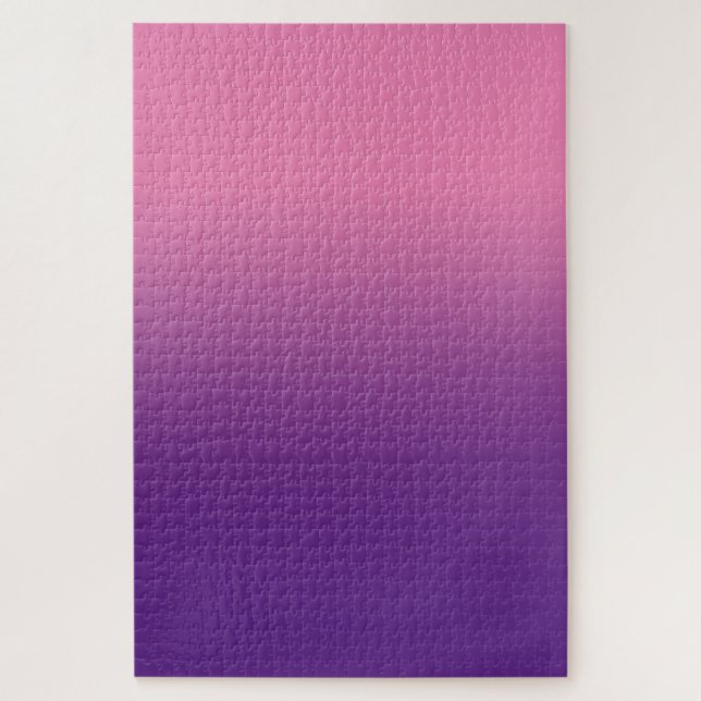 Puzzle Crea tu propio Ómbre Morado Real (Vertical)