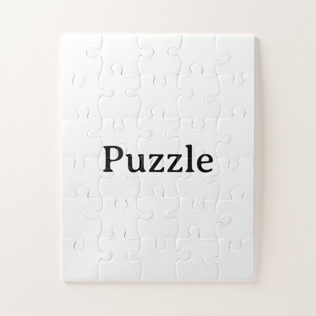 Puzzle Crea tu propio simple de 11"x14", 30 piezas sobred (Vertical)
