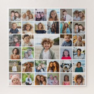Puzzle Crea un collage de fotos funky con 33 fotos