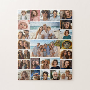 Puzzle Crea un collage de fotos personalizado - 25 fotos