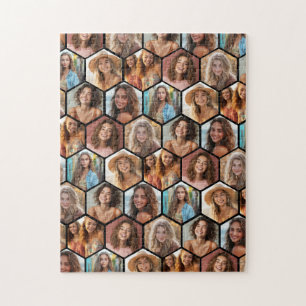 Puzzle Crea una Colmena Hexágono de Colage de 7 Fotos Per
