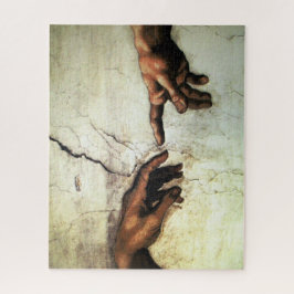 Puzzle Creación de Adán - manos Miguel Ángel 1475 - 1564