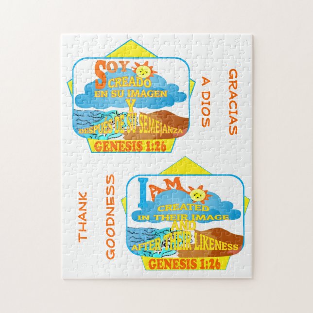 Puzzle Creado en su imagen - Trozos sobredimensionados Ji (Vertical)