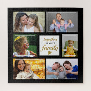 Puzzle Crear su propia cotización de familia de 6 Collage