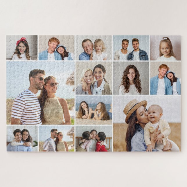 Puzzle Crear su propio Collage de fotos de 14 (Horizontal)