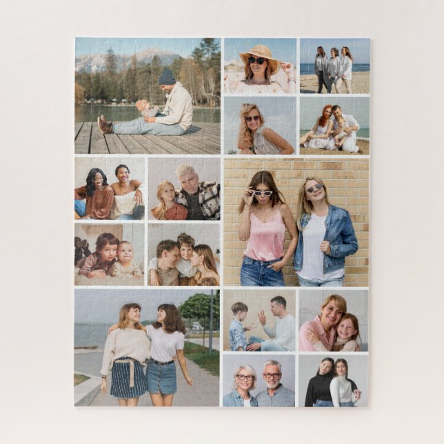 Puzzle Crear su propio Collage de fotos de 15 (Vertical)