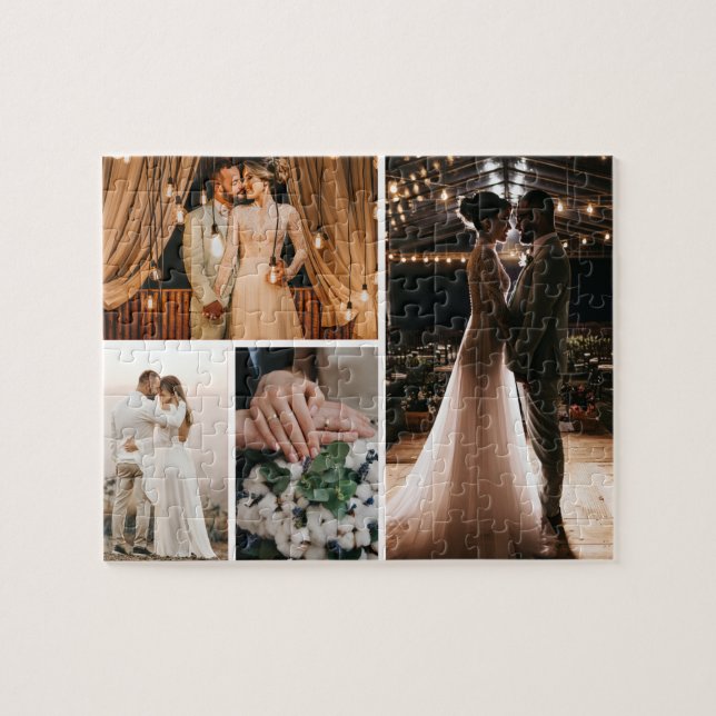 Puzzle Crear su propio Collage de fotos de 4 (Horizontal)